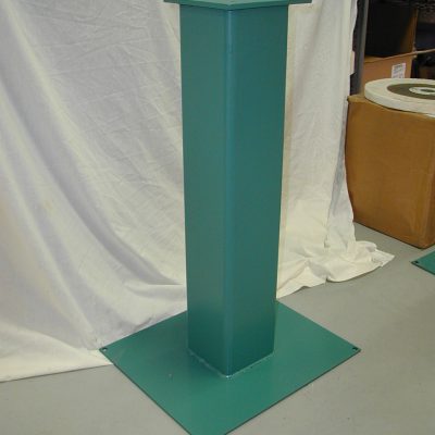 BII fabricated steel floor stand