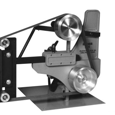 BIII Platen Tip includes adjustable platen and 2-inch OD idler wheels standard. Optional work rest is available.