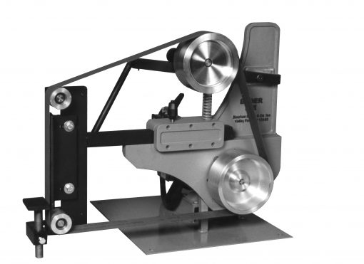 BIII Platen Tip includes adjustable platen and 2-inch OD idler wheels standard. Optional work rest is available.